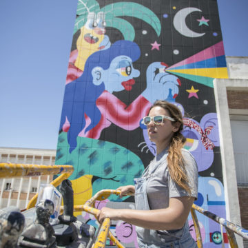 Fàtima de Juan realizará un mural en el barrio de Lunetta (Italia)
