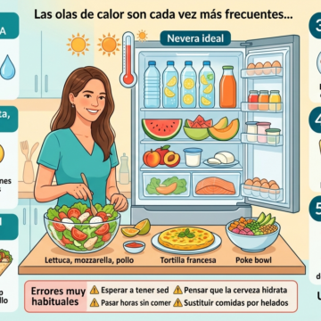 Calor La No dieta CÓMO COMBATIR LAS OLAS DE CALOR DESDE LA ALIMENTACIÓN: CONSEJOS PRÁCTICOS PARA HIDRATARTE MEJOR Y SENTIRTE BIEN ESTE VERANO
