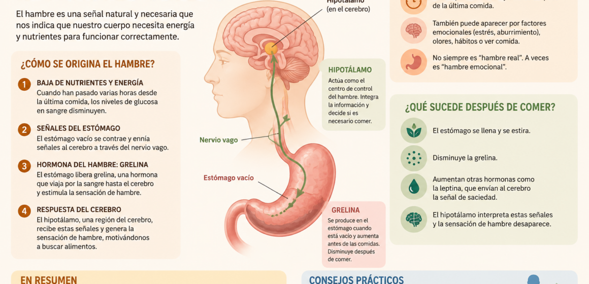 LA CIENCIA DEL HAMBRE: POR QUÉ EL PROBLEMA RARA VEZ ESTÁ EN EL ESTÓMAGO